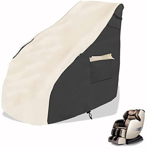 Massage chair cover, 600D full body shiatsu massage chair protector, Khaki deep gallery