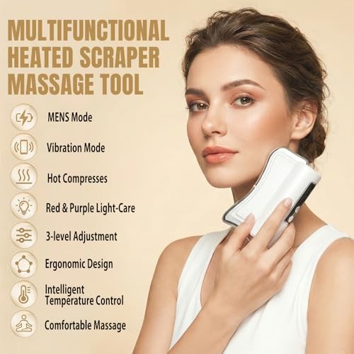 2026 New Upgrad Electric Muscle Scraper Tool for Full Body, Massage, White gallery