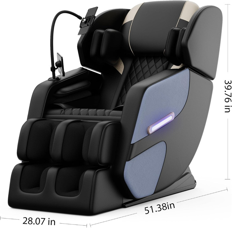 Zero Gravity Full Body Massage Chair with Heat & Bluetooth - Ideal Wellness Gift gallery