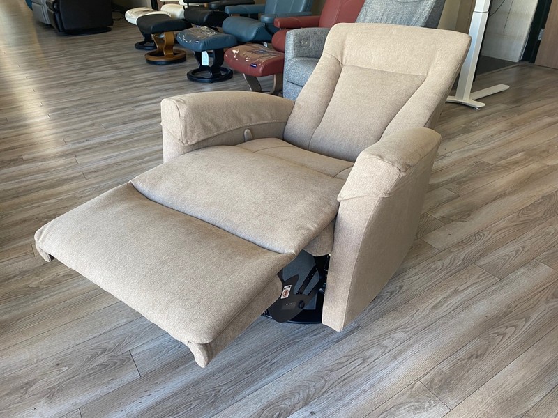 IMG Prince RG201 Med Manual Relaxer Recliner Chair Caprice 102 Cashmere Fabric gallery