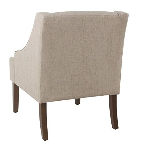 Home Decor | Upholstered Swoop Arm Accent Chair | Accent Chairs for Living gallery