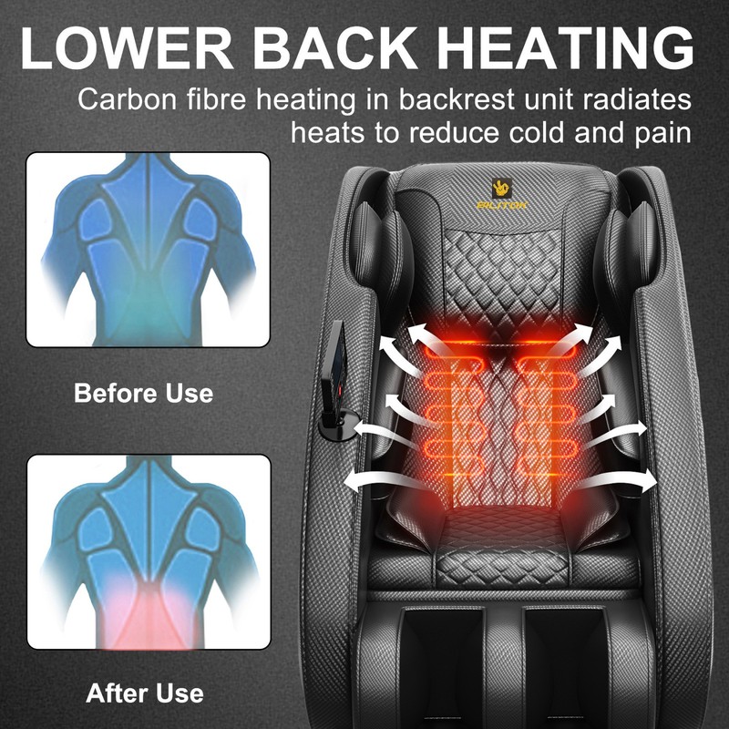 Massage Chair Recliner w/ Zero Gravity & Full Body Air Pressure gallery