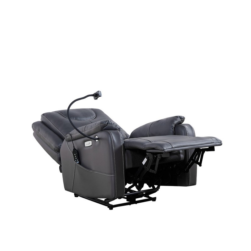 Power Zero Gravity Massage Recliner w/ Heat & Charging USB Ports, Side Pockets gallery