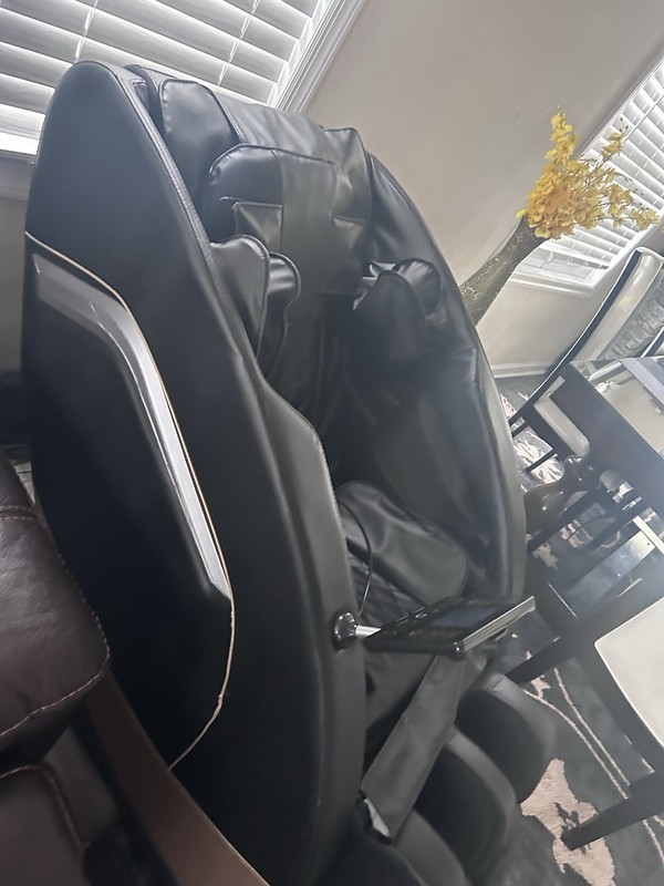 Massaging Chair Black Fully Operational and Working and Used Once Very Good gallery