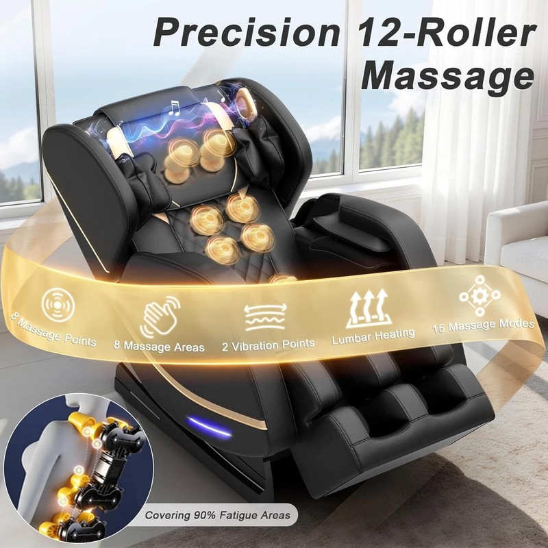 SL Track 2026 Massage Chair Full Body, Zero Gravity Massage Chair with Back Heat gallery