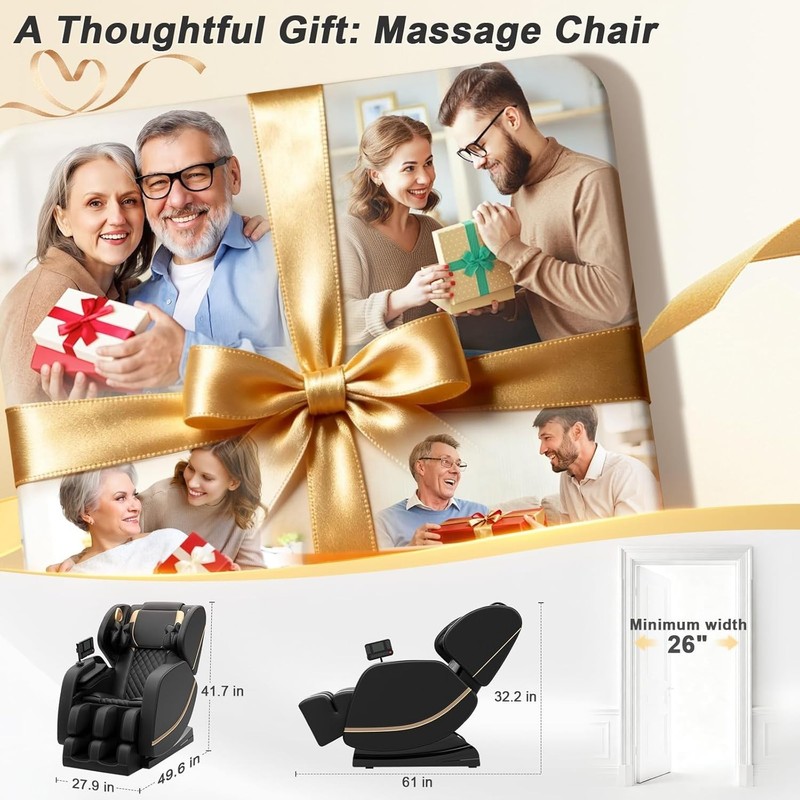 Megashock SL Track 2026 Massage Chair Full Body, Zero Gravity Massage Chair gallery
