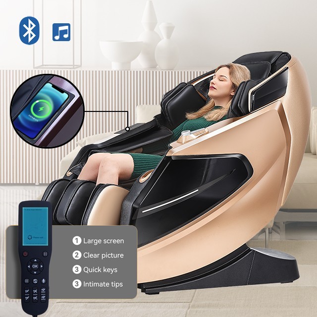 Duke II Pro 4D 10 Modes Full Body Airbags Zero Gravity SL-Track AI Massage Chair gallery