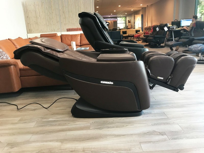 Cozzia CZ-328 Massage Chair Lay Out Recliner with Heat - Chocolate gallery