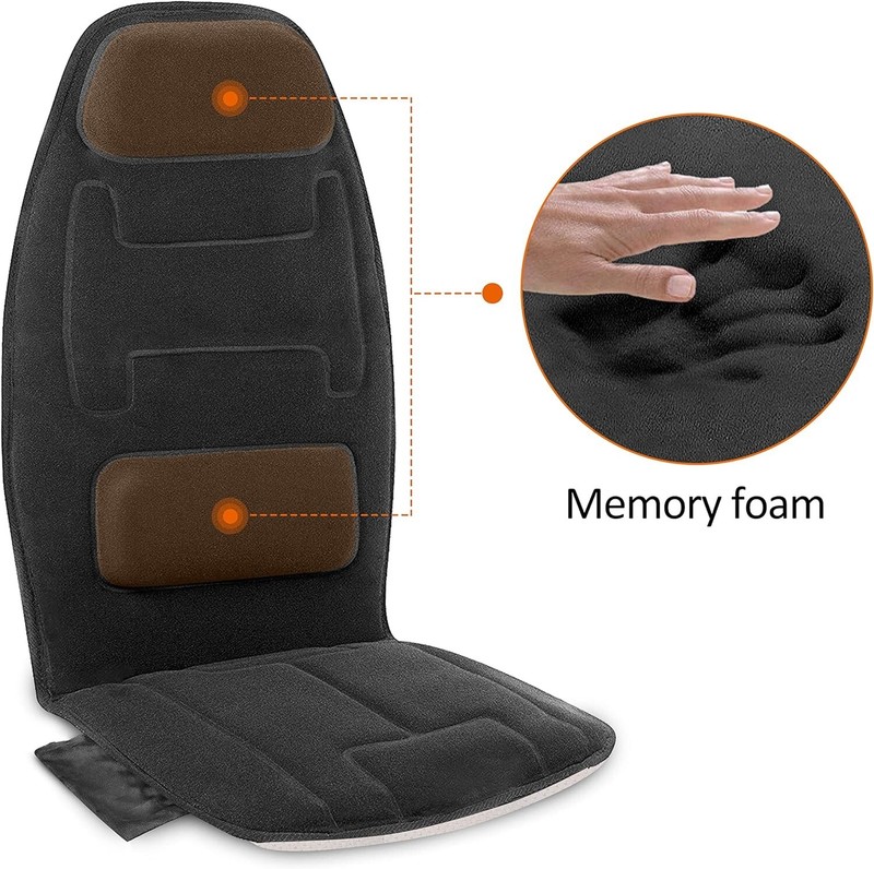 Massage Seat Cushion - Heat, Memory Foam, 10 Motors - Superior Comfort, Massage gallery