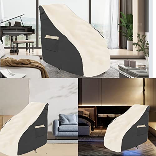 Massage chair cover, 600D full body shiatsu massage chair protector, Khaki deep gallery