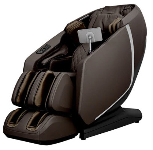 Brown Osaki Highpointe 4D Voice Control Massage Chair with White Glove Delivery
