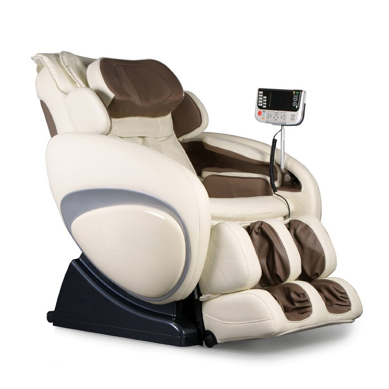 Taupe Osaki OS-4000T Executive Zero Gravity Massage Chair Recliner Foot Rollers