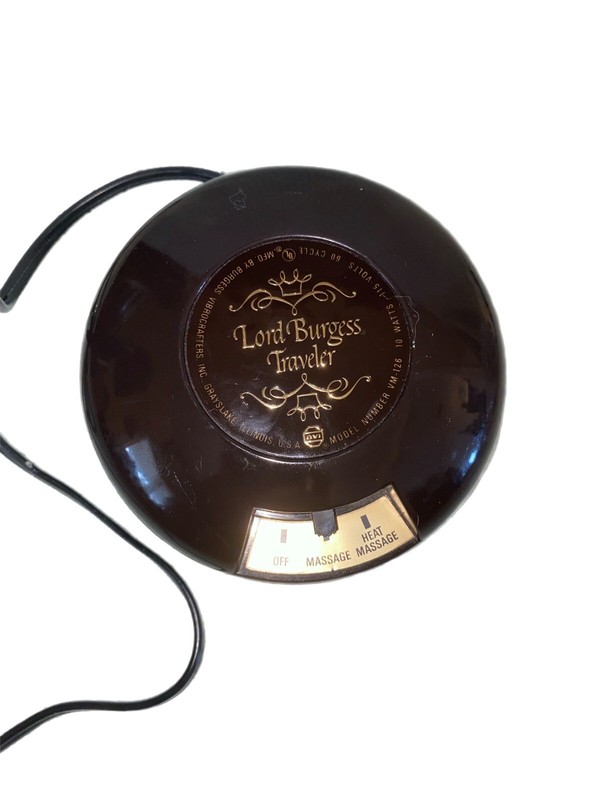 Lord Burgess Traveler massager Vibrocrafters, model Vm-126 E5 Vintage 50’s Bed gallery