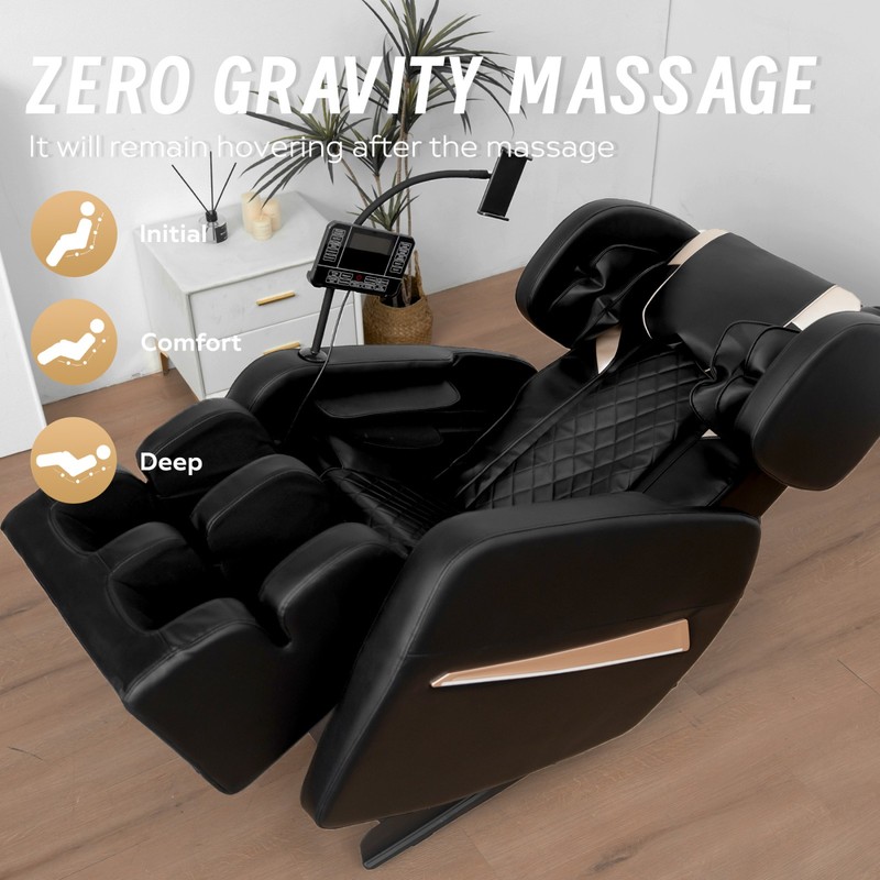 Full Body Zero Gravity Massage Chair Recliner with Air Pressure & Heating gallery