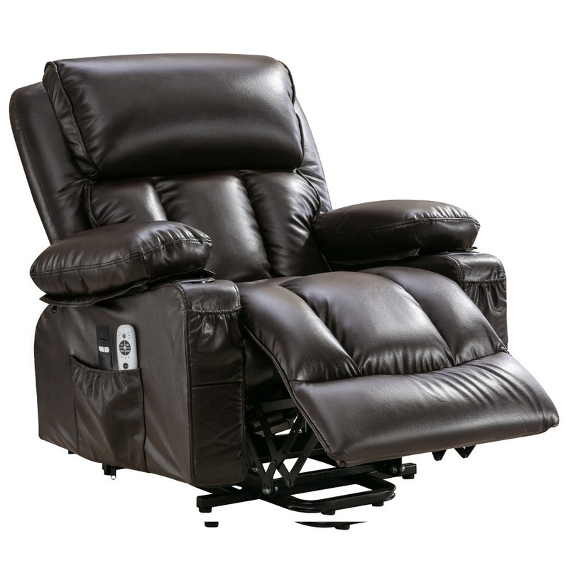 Power Lift Recliner Chair with Heat & Massage, 8 Points, 350 lbs Capacity gallery