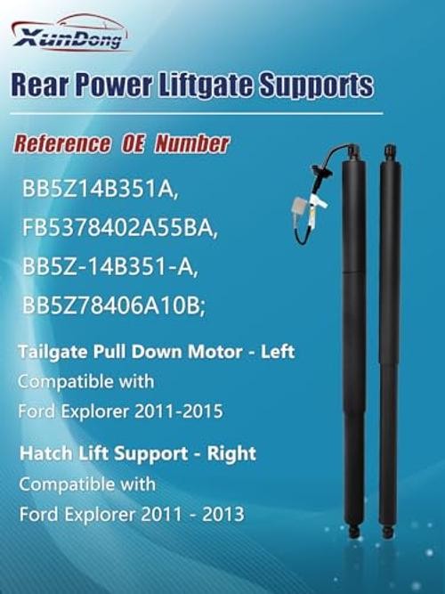 Rear Liftgate Power Support Shock Strut Compatible with 2011 2011-2015 Pair gallery