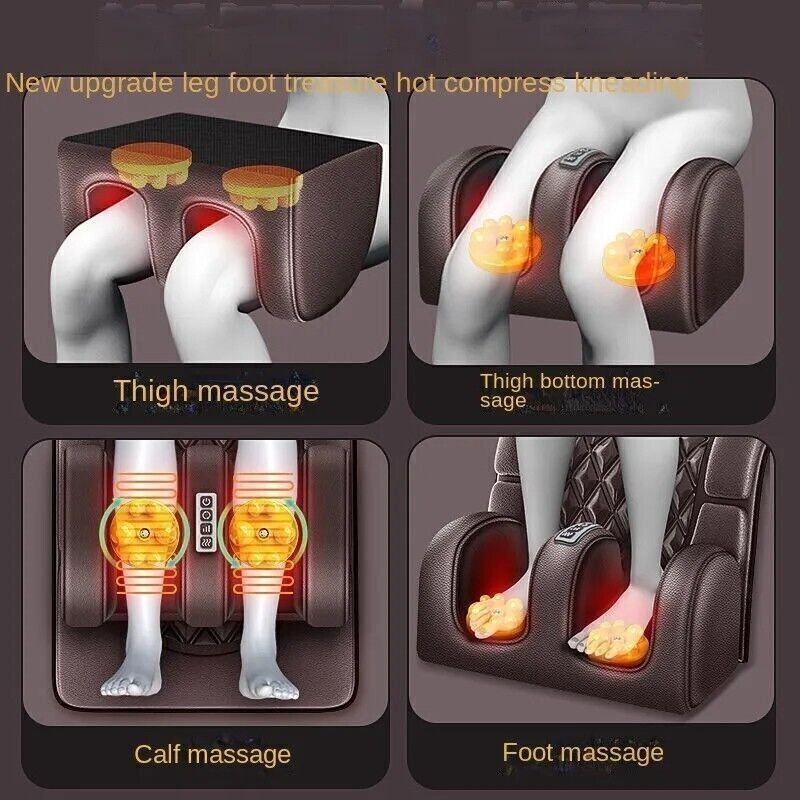 Electric Massage Mattress Heating Cushion Neck Back Foot Pain Relief Body Relax gallery
