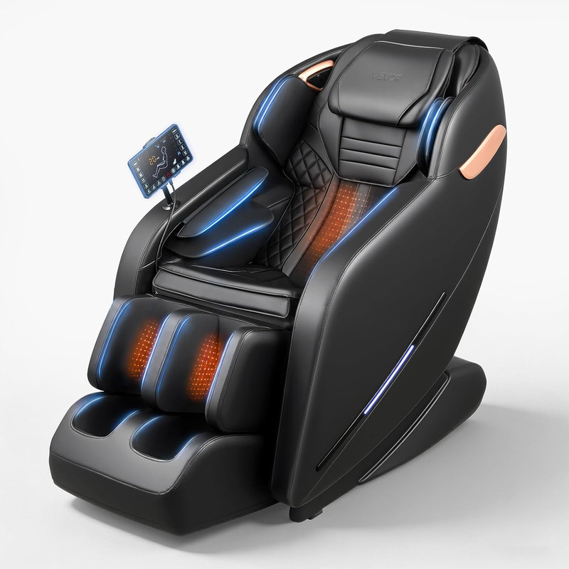 3D Zero-Gravity Full Body Massage Chair with Heat & Bluetooth for Home/Office