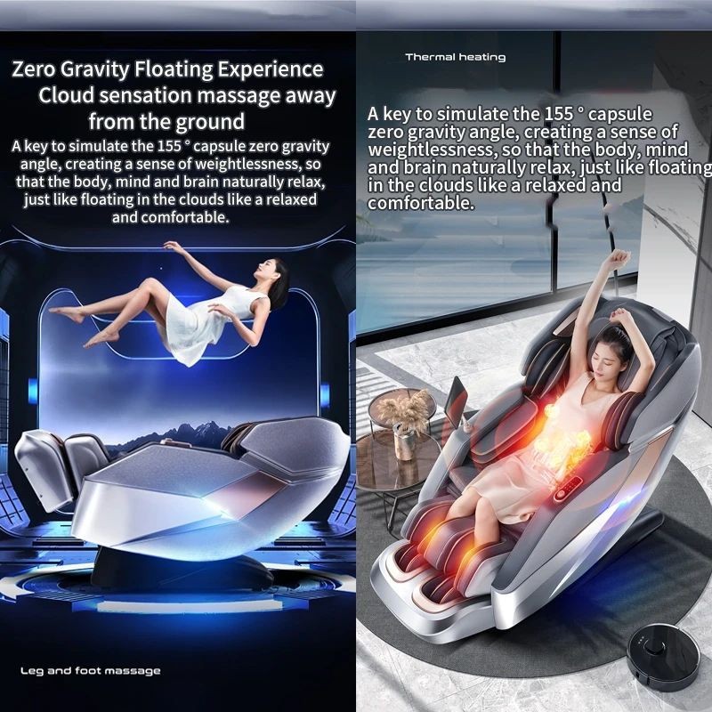 UKL Majesty X 4D+3D Dual-Core Full Body Zero Gravity SL-Track AI Massage Chair gallery