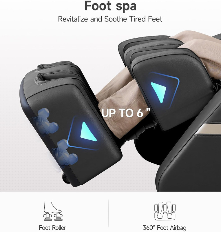 3D Full Body Massage Chair with Bluetooth, Zero Gravity & 16 Auto Modes gallery