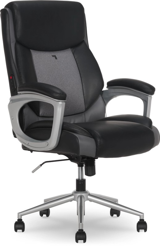 S-120 Massage and Heat Office Chair, Black/Gray