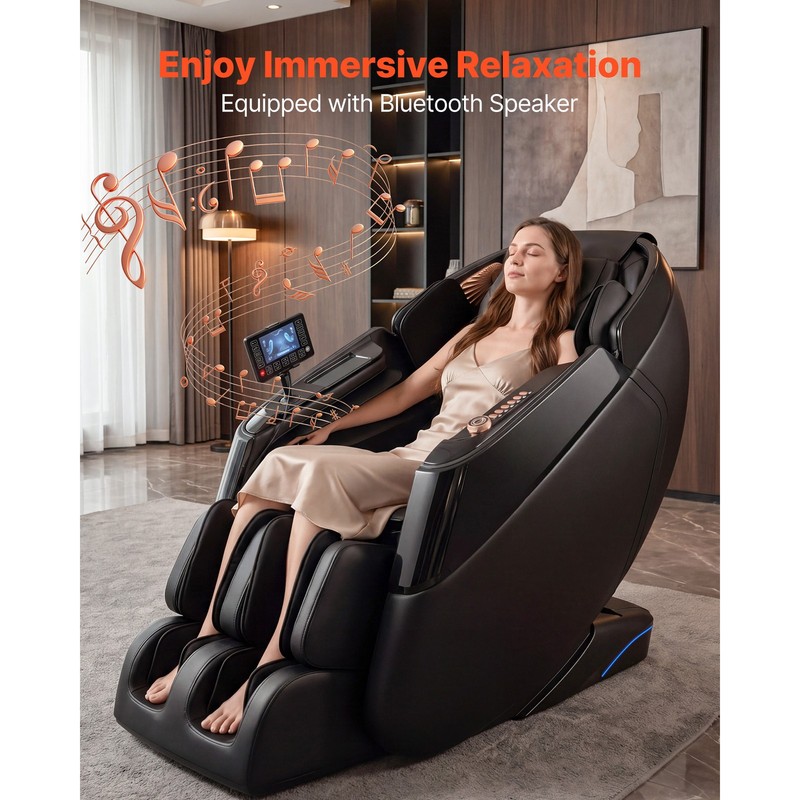 Uimoso 4D Zero-Gravity Full Body Massage Chair with Adjustable Footrest gallery