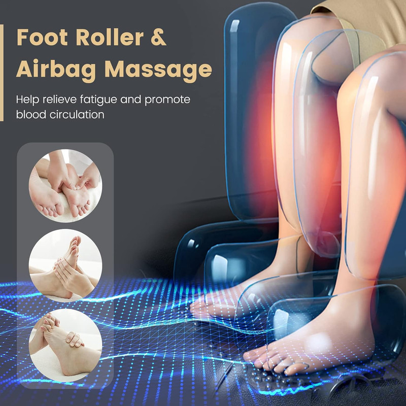 Zero Gravity Shiatsu Massage Chair with Heat, Voice Control & 12 Auto Modes gallery