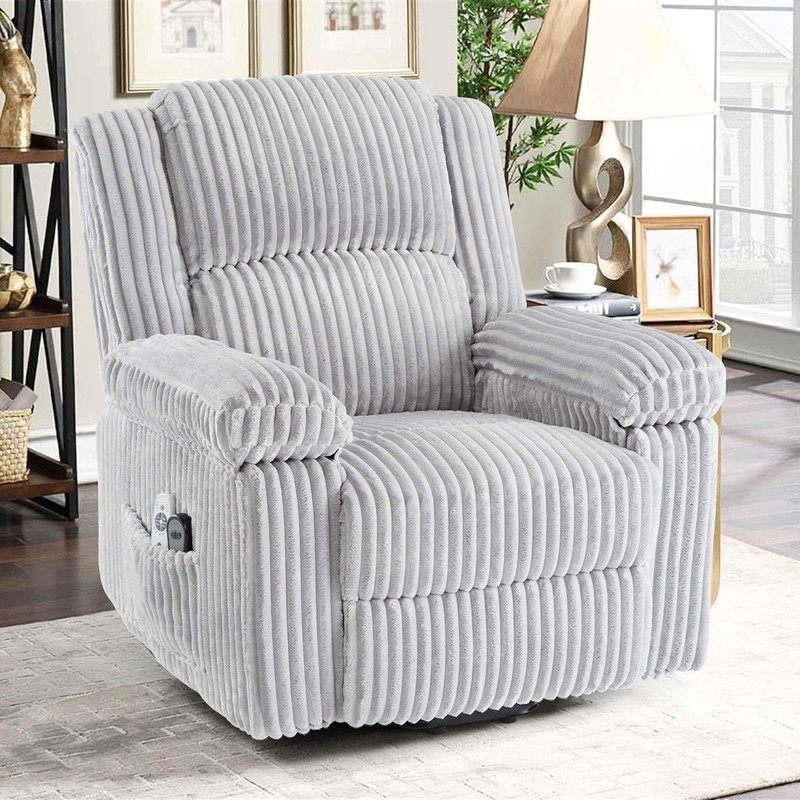 Power Lift Recliner Chair Heat Electric Lift Large Massage Recliner Soft Seat gallery