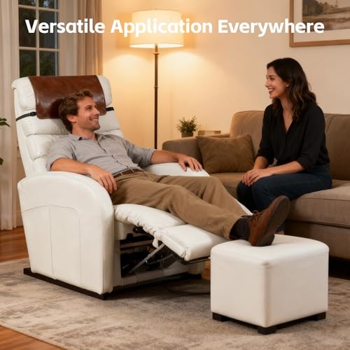 Faux Leather Non Slip Headrest Cover for Recliner Chair, Sofa & Dark Gray gallery