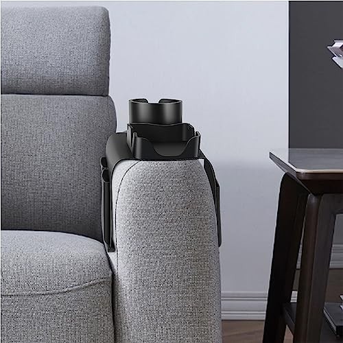 Silicone Couch Cup Holder Tray Drink Holder with Side Pockets for Sofa Arm gallery