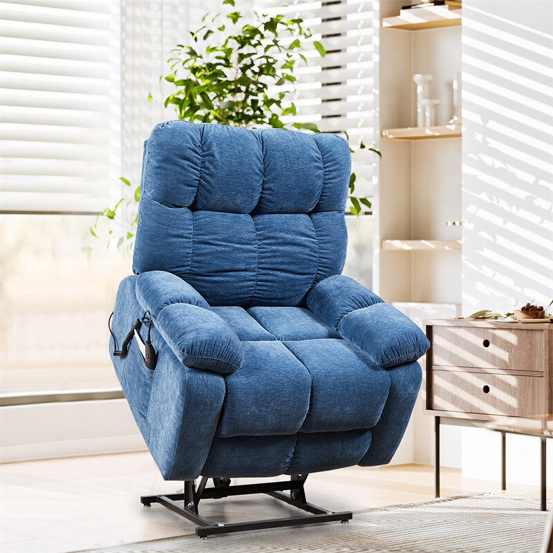 Electric Power Lift Recliner Chair with Airbag Massage and Heating for Elderly