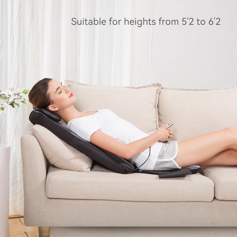 Heated Shiatsu Massage Cushion with Vibration – Perfect Gift for Any Occasion gallery