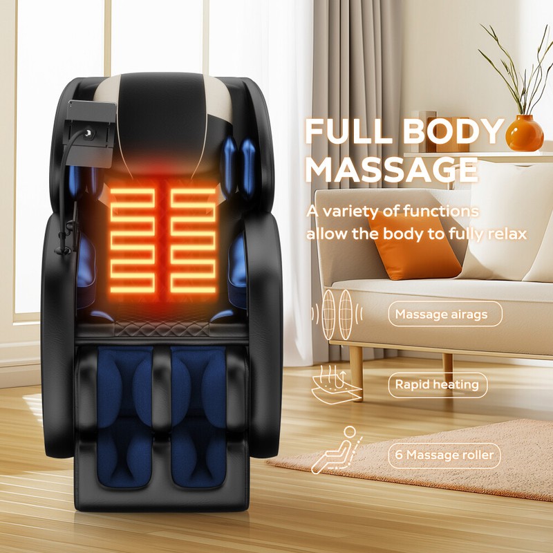 2026 Smart Massage Chair L Track Zero Gravity Full Body Heat Pain Relief gallery