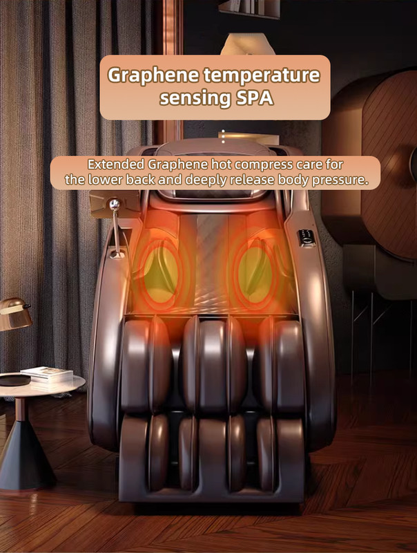 3 Year Warranty Dual core movement Full Body Airbag Zero Gravity Massage Chair gallery