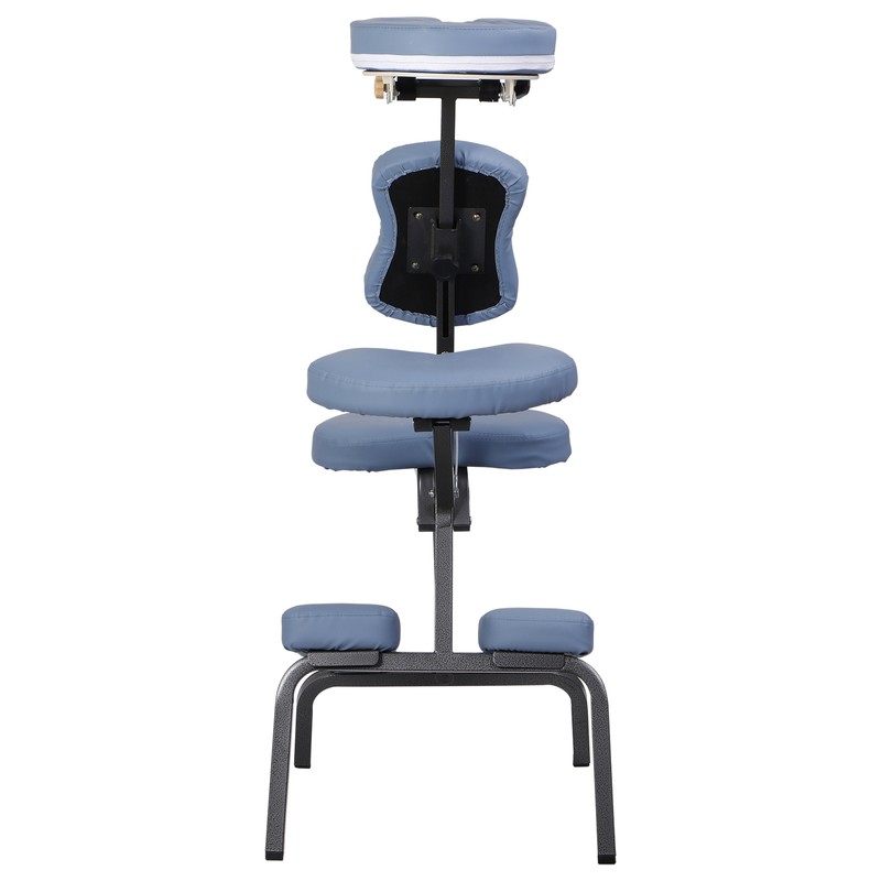 Portable Lightweight Massage Chair Folding Tattoo Spa Chair w/ Carrying Bag Blue gallery