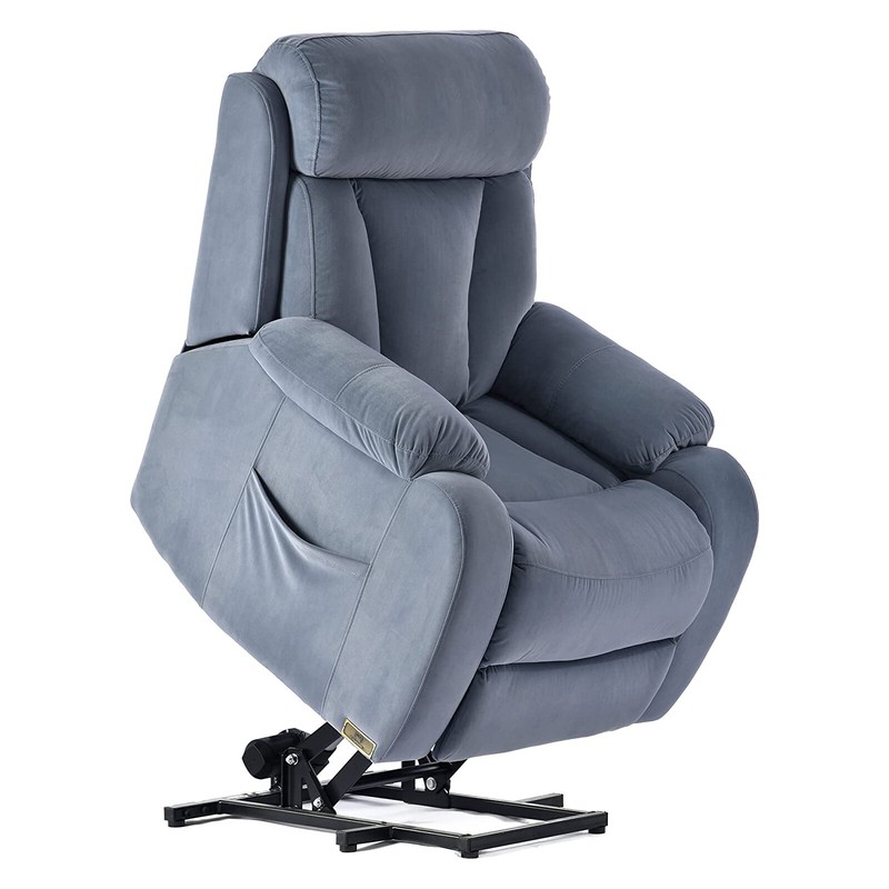 Gray Auto Electric Power Lift Recliner Chair Ergonomic Sofa Elderly w/Control US gallery