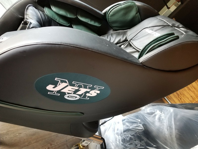 New Electric Full Body Massage Chair Foot Roller Zero Gravity w Heat NFL LOGO gallery