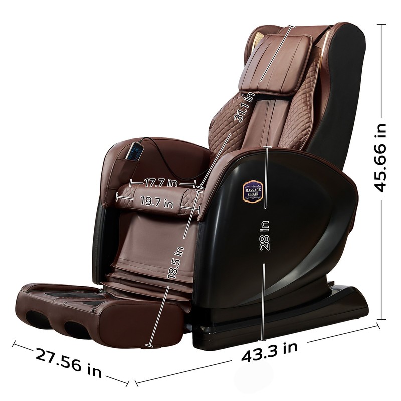 Zero Gravity Massage Chair recliner w/6 Massage Heads & Full-body Air Pressure gallery