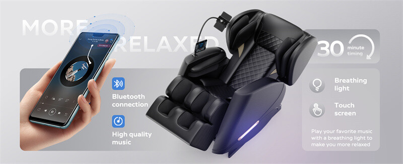 2024 Massage Chair Recliner with Zero Gravity with Full Body Air Pressure gallery