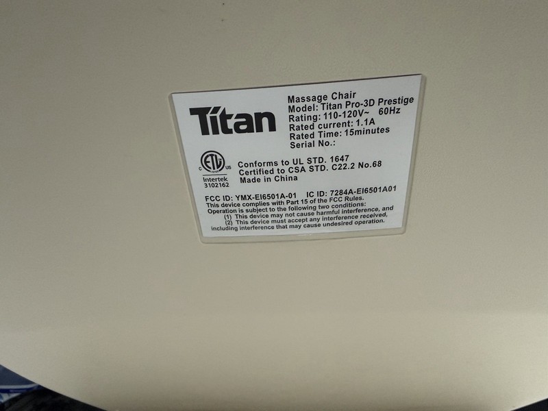 Titan Pro-3D Prestige Massage Chair Seat Cushion With Heater gallery