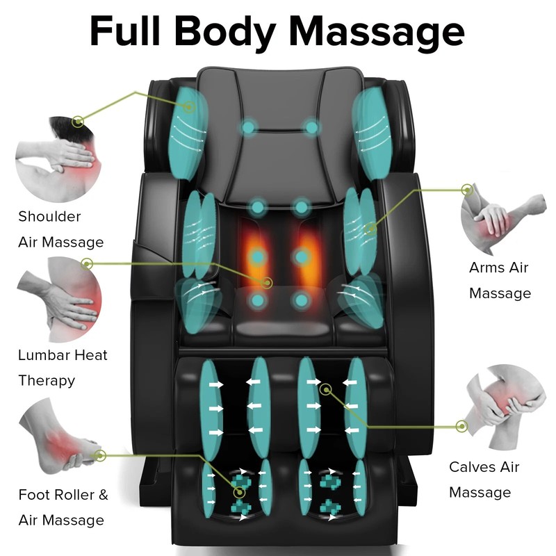 Massage Chair, Full Body Recliner with Zero Gravity Chair and Air Pressure gallery