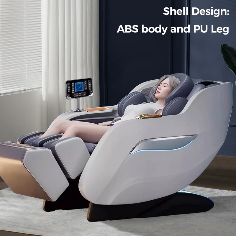 WANKO Serene Fixed-Point Massage Chair, Zero Gravity Recliner, LCD Touchscreen gallery