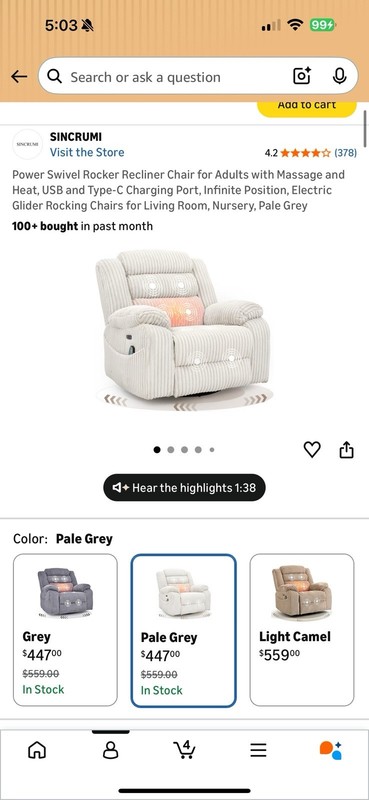 massage sofa chair recliner