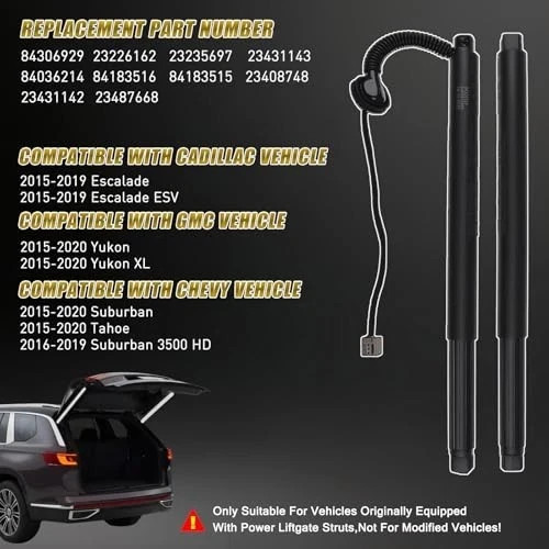 Rear Tailgate Power Lift Support Shock Strut Compatible For Chevy GMC Cadillac gallery