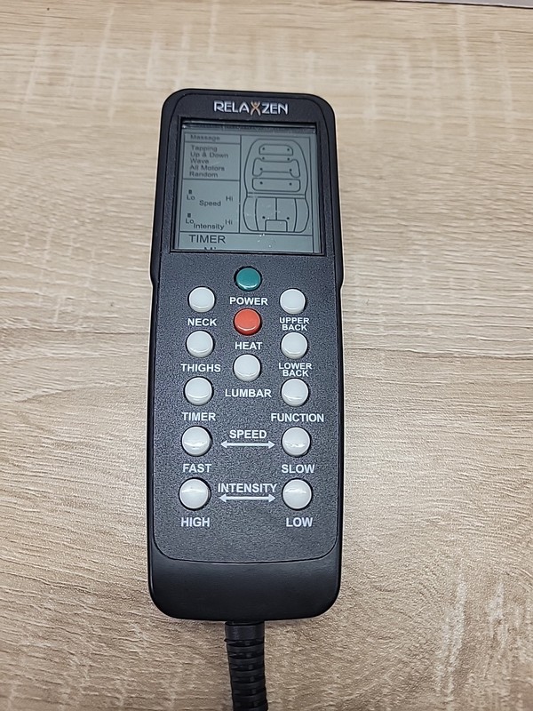 Relaxzen Massage Chair Electric Black Remote Control Model 60-2910 (8 Pin) gallery