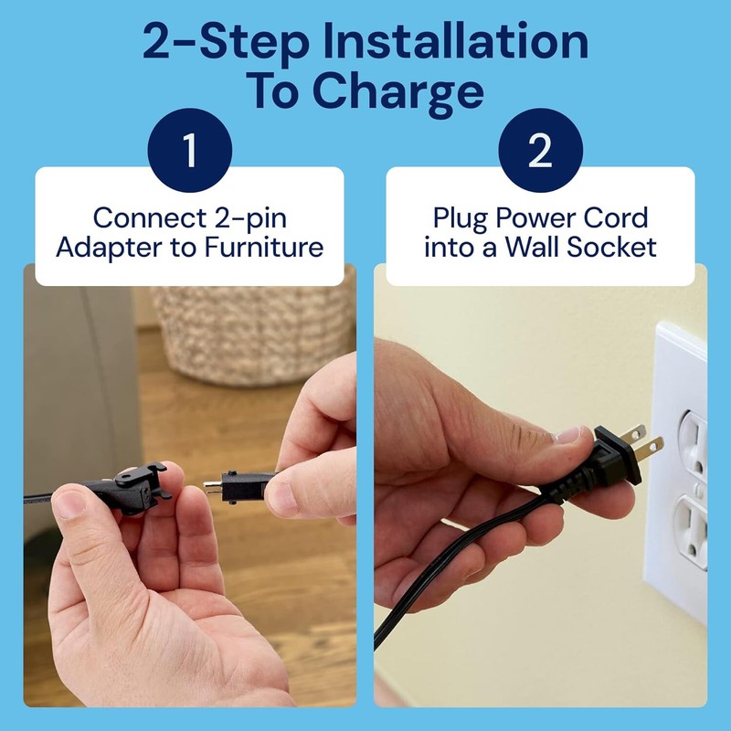 ✅ The Blue Cactus Universal Battery Pack for Reclining Furniture w/ LCD Display gallery