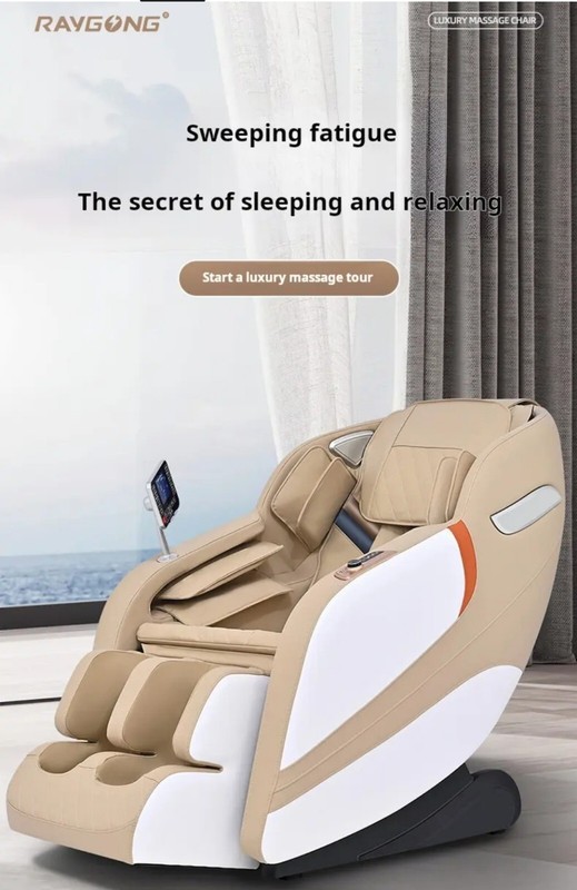 Luxury Full Body 4D Zero Gravity Massage Chair Heating SL Foot 180° Bluetooth gallery
