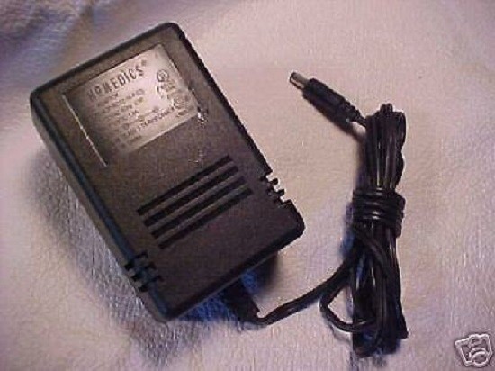 12v 1.6A Homedics ADAPTOR - chair massager massage heat cord power box wall plug