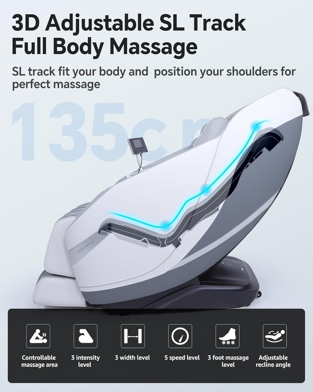 Full Body Zero Gravity, 3D ‌SL-Track Shiatsu Massage with Unique gallery