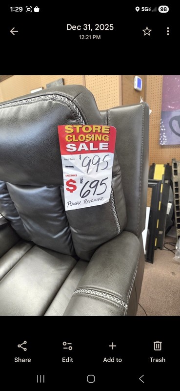 BEHOLD 106L LIFT RECLINER (NEW) (WARRENT Y) gallery